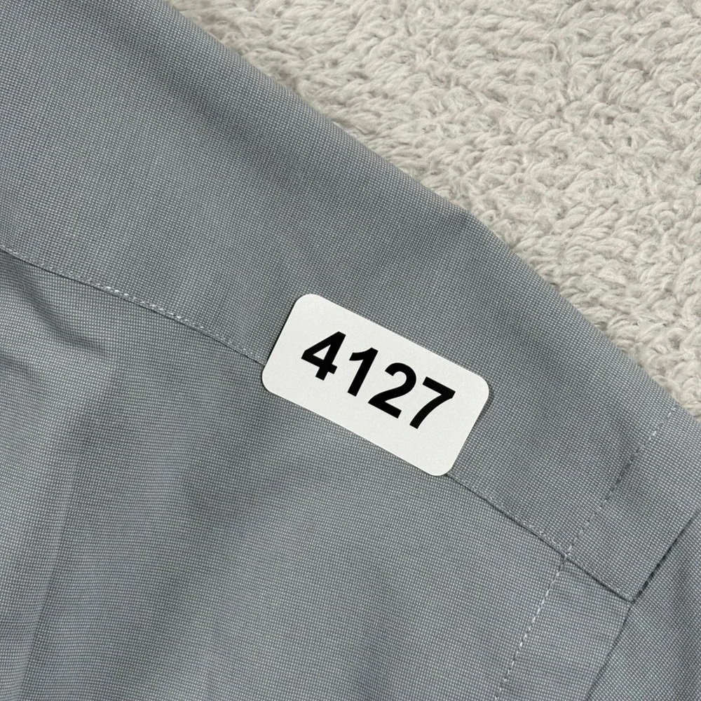Polo Ralph Lauren Performance Shirt Mens Medium Gray Classic Fit Button Down